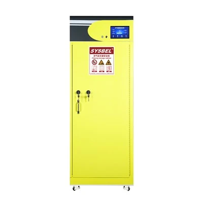 Armadio di stoccaggio chimico filtrato senza condotto giallo|Filtraggio dell'armadio di sicurezza - SYSBEL