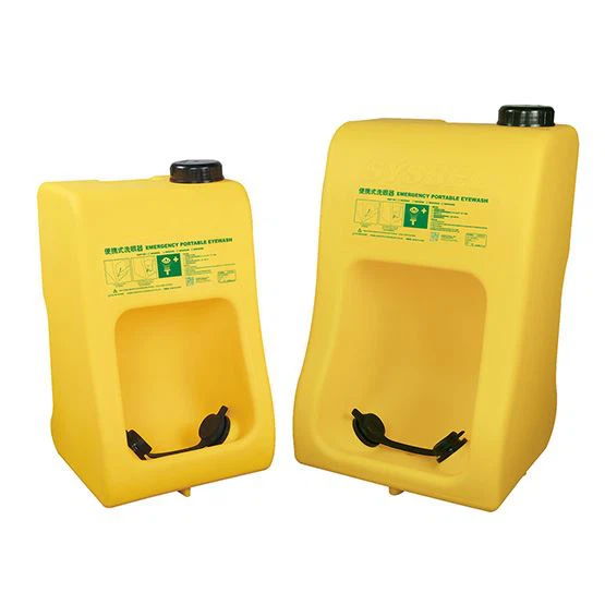 Stazione per lavaggio oculare portatile